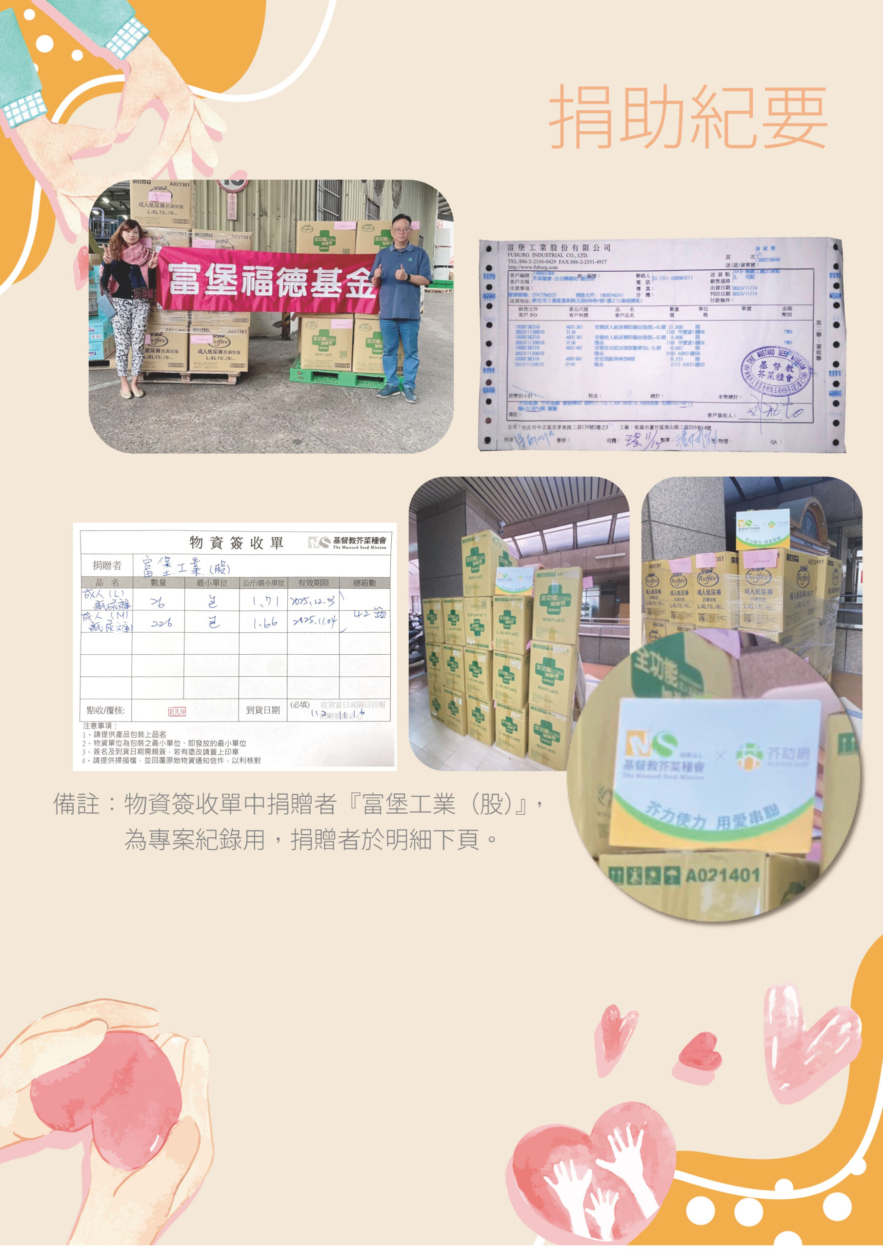 2023 生活照顧包物資募集